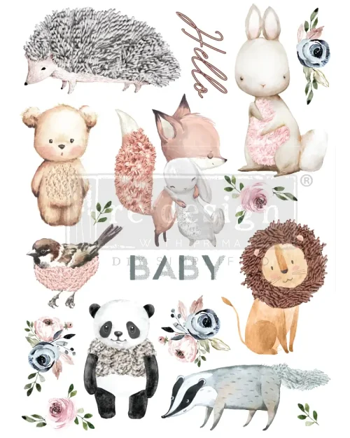 REDESIGN WITH PRIMA DECOR TRANSFER® – HELLO BABY