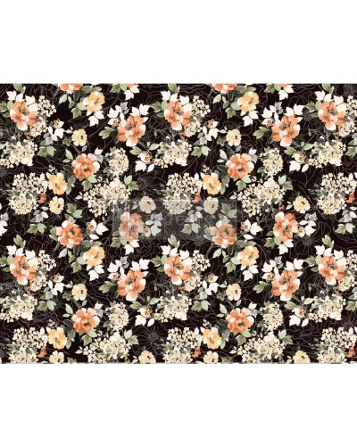 REDESIGN WITH PRIMA DECOUPAGE PAPER® – TISSUE MIDNIGHT AMBER