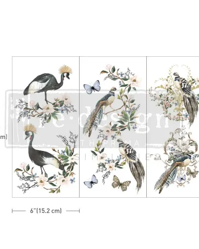 REDESIGN WITH PRIMA DECOR TRANSFER® – RARE BIRDS