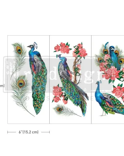 REDESIGN WITH PRIMA DECOR TRANSFER® – ROYAL PEACOCK