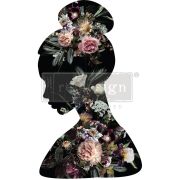 REDESIGN WITH PRIMA LARGE TRANSFER® – FLORAL SILHOUETTE