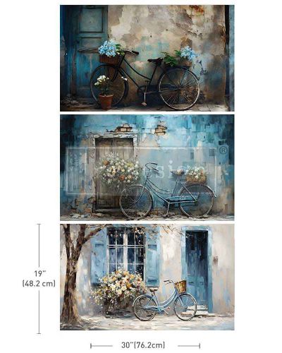 REDESIGN WITH PRIMA DECOUPAGE PAPER® – TISSUE PACK BIKE BREAK