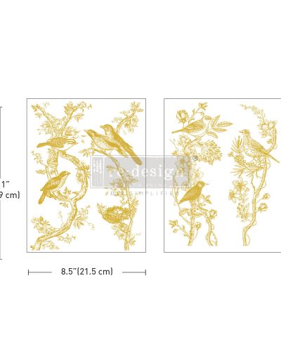 REDESIGN WITH PRIMA MIDDY FOIL TRANSFER® – KACHA – GOLDEN FOIL – SERENADE