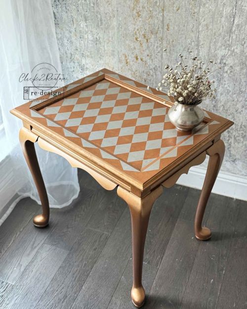 REDESIGN WITH PRIMA LARGE TRANSFER® – SILVER HARLEQUIN