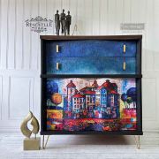 REDESIGN WITH PRIMA A1 DECOUPAGE FIBER – VILLAGE IN COLOR