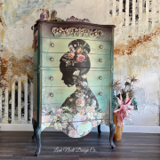 REDESIGN WITH PRIMA LARGE TRANSFER® – FLORAL SILHOUETTE