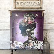 REDESIGN WITH PRIMA LARGE TRANSFER® – FLORAL SILHOUETTE