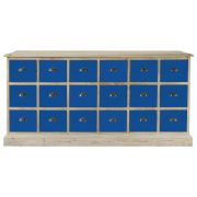 Cassettiera Chalk Paint Blu min